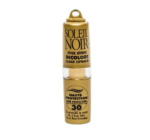 solncezashchitnyj balzam dlya gub bescvetnyj stick levres spf 30 4 gr soleil noir franciya