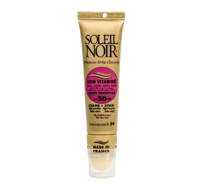2 v 1 krem dlya lica soin vitamine spf 50 i balzam dlya gub stick spf 30 20 ml 2 ml soleil noir franciya