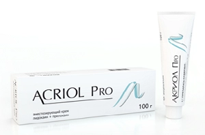 anesteziruyushchij krem acriol pro 100 gr 100 gr acriol pro rrssryos
