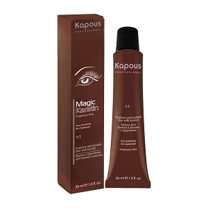 krem kraska dlya brovej i resnic issinya chernaya 30 ml kapous professional rossiya