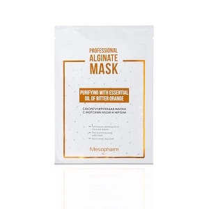 seboreguliruyushchaya alginatnaya maska s morskim ilom i neroli purifying with essential oil of bitter orange 30 gr mesopharm professional rossiya