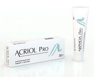 anesteziruyushchij krem acriol pro 30 gr 30 gr acriol pro rossiya