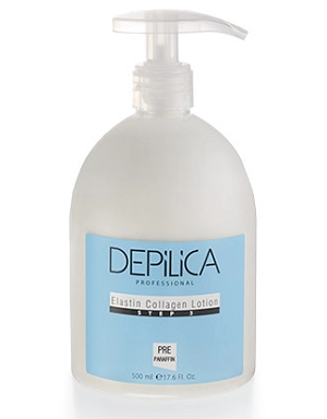 loson dlya parafinoterapii elastin kollagen 500 ml depilica professional ispaniya