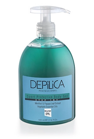 ochishchayushchij i zashchitnyj gel dlya tela posle depilyacii 500 ml depilica professional ispaniya