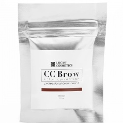 hna dlya okrashivaniya resnic i brovej korichnevaya v sashe cc eyelashesbrow 10 gr cc brow indiya