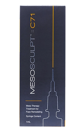 preparat dlya korrekcii zhirovyh otlozhenij i nizhnej treti lica mesosculpt c71 1 ml 1 shpric abg lab yuzhnaya koreya