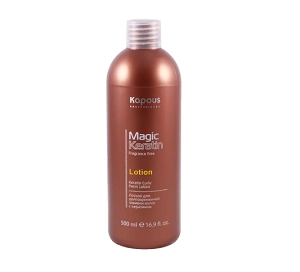 loson dlya dolgovremennoj zavivki volos s keratinom 500 ml kapous professional rossiya