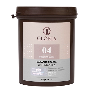 saharnaya pasta dlya shugaringa myagkaya 800 gr gloria rossiya