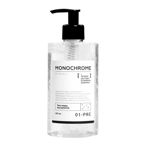 gel pered shugaringom monochrome 460 ml gloria rossiya