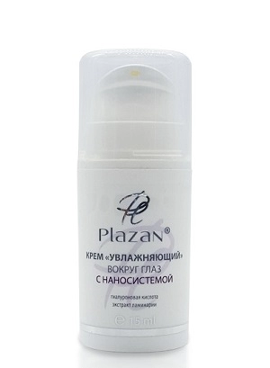 krem uvlazhnyayushchij vokrug glaz s nanosistemoj 15 ml plazan rossiya
