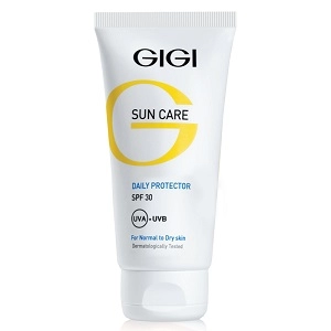 krem solncezashchitnyj s zashchitoj dnk dlya suhoj kozhi spf 30 daily spf 30dna protector 75 ml gigi izrail