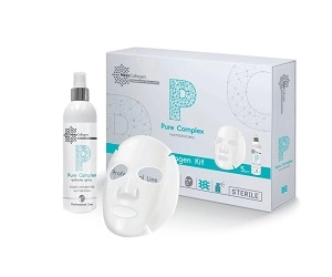mesocollagen kompleks chistaya kozha dlya zhirnoj i kombinirovannoj kozhi maski sprej pure complex nabor 6 predmetov collagene 3d rossiya