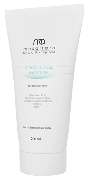 ochishchayushchaya maska s glikolevoj kislotoj 10 glycolic peel mask 200 ml mesaltera by dr mikhaylova rossiya