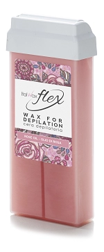 vosk v kartridzhe flex kremovaya roza 100 ml italwax italiya