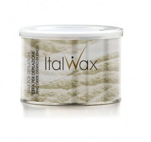 teplyj vosk dlya depilyacii v banke oksid cinka 400 ml italwax italiya