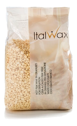 vosk dlya depilyacii plenochnyj v granulah belyj shokolad 1 kg italwax italiya