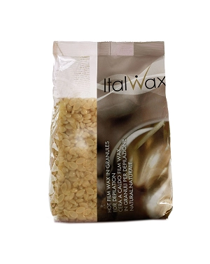 vosk dlya depilyacii plenochnyj v granulah naturalnyj 1 kg italwax italiya