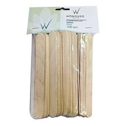 shpateli odnorazovye dlya depilyacii quotnormaquot 18 h 150 mm 100 sht italwax italiya