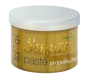 saharnaya pasta s medom i propolisom organic line 750 gr italwax italiya