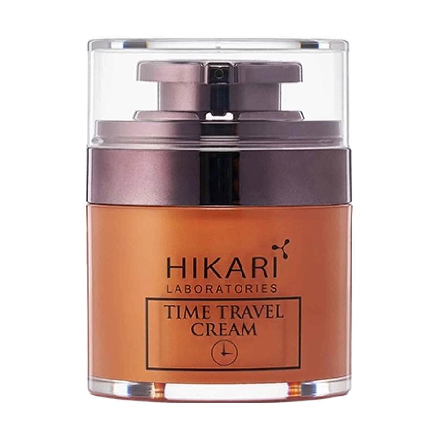 nochnoj antivozrastnoj krem quotsiyanie molodostiquot dlya zhirnoj i kombinirovannoj kozhi time travel cream mix oily 50 ml hikari laboratories izrail