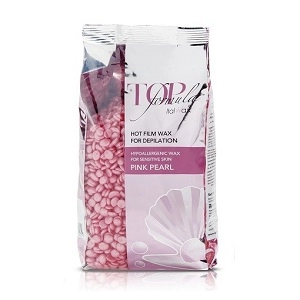 vosk dlya depilyacii plenochnyj v granulah rozovyj zhemchug top formula 750 gr italwax italiya