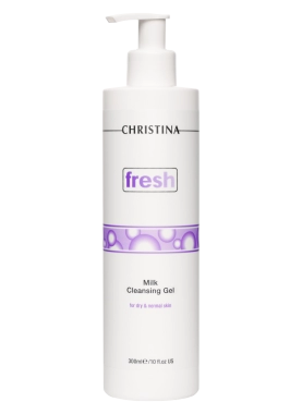molochnyj ochishchayushchij gel dlya suhoj i normalnoj kozhi 300 ml christina izrail