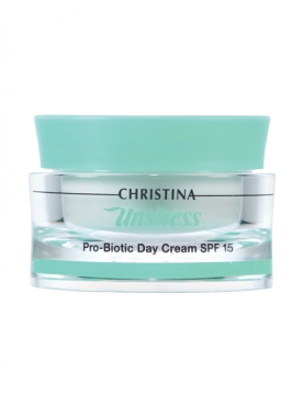 dnevnoj krem s probioticheskim dejstviem dlya suhoj i chuvstvitelnoj kozhi spf 15 50 ml christina izrail