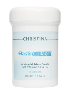 uvlazhnyayushchij krem c vitaminami a e i gialuronovoj kislotoj dlya normalnoj kozhi elastin kollagen azulen prof 250 ml christina izrail