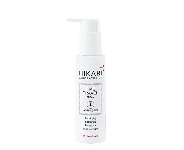 nochnoj antivozrastnoj krem quotsiyanie molodostiquot dlya zhirnoj i kombinirovannoj kozhi time travel cream mix oily prof 100 ml hikari laboratories izrail