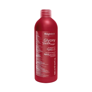 raspryamlyayushchij krem dlya volos s glioksilovoj kislotoj quotglyoxy sleek hairquot 500 ml kapous professional rossiya