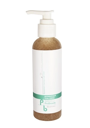 delikatnyj gel skrab dlya normalnoj i kombinirovannoj kozhi 150 ml axioma rossiya