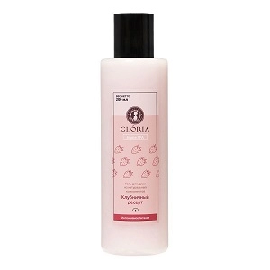 gel dlya dusha klubnichnyj desert 200 ml gloria rossiya