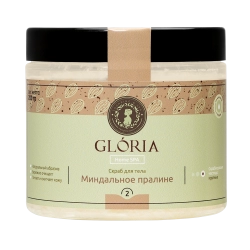 maslyanyj skrab dlya tela mindalnoe praline 200 ml gloria rossiya