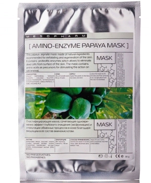 ochishchayushchaya amino enzimnaya alginatnaya maska amino enzyme papaya mask 30 gr mesopharm professional rossiya