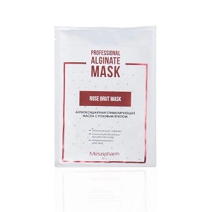 antioksidantnaya stimuliruyushchaya alginatnaya maska s rozovym bryutom rose brut mask 30 gr mesopharm professional rossiya