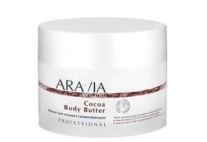 maslo dlya tela vosstanavlivayushchee cocoa body butter 150 ml aravia organic rossiya