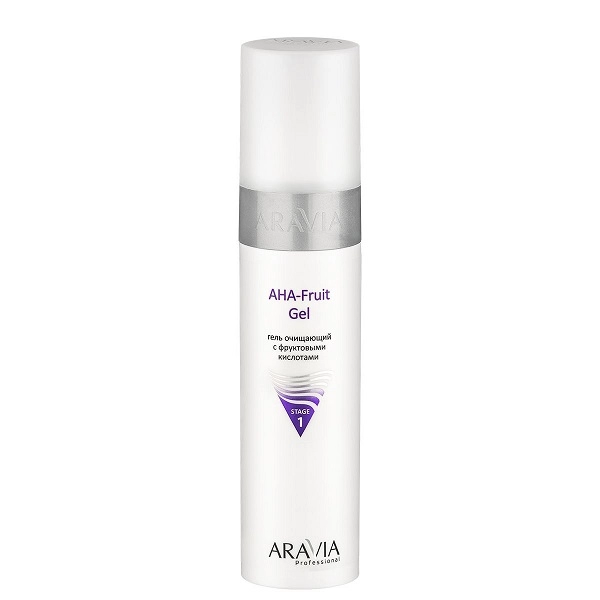 gel ochishchayushchij s fruktovymi kislotami aha fruit gel 250 ml aravia professional rossiya