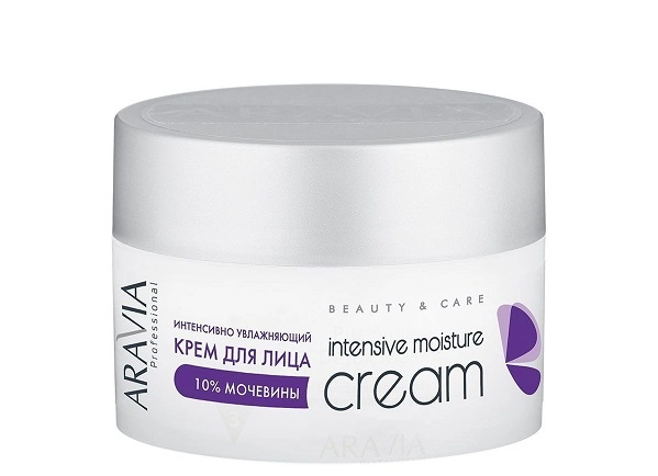 krem dlya lica intensivno uvlazhnyayushchij s mochevinoj 150 ml aravia professional rossiya