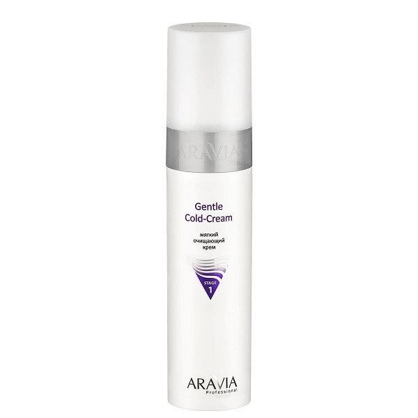 krem myagkij ochishchayushchij gentle cold cream 250 ml aravia professional rossiya