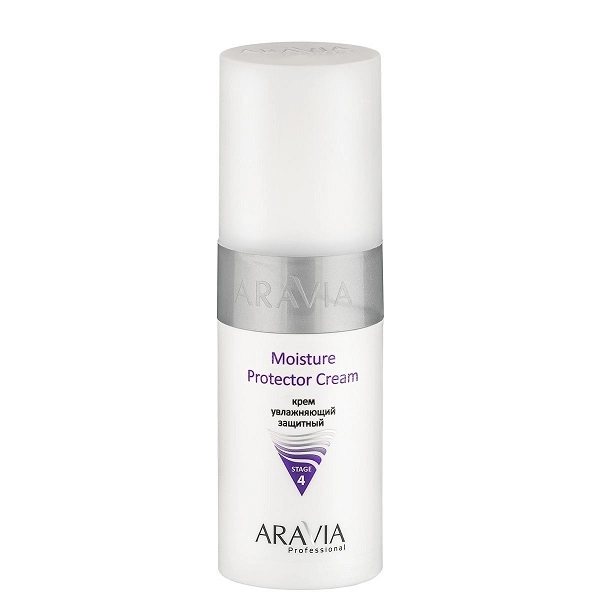 krem uvlazhnyayushchij zashchitnyj dlya suhoj i kombinirovannoj kozhi moisture protector creasm 150 ml aravia professional rossiya