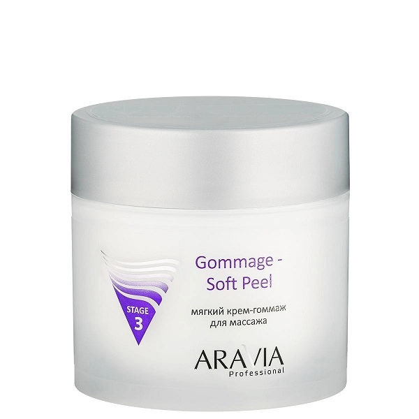 krem gommazh myagkij dlya massazha gommage soft peel 300 ml aravia professional rossiya