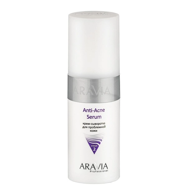 krem syvorotka dlya problemnoj kozhi anti acne serum 150 ml aravia professional rossiya
