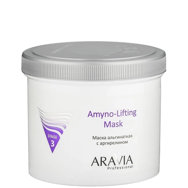maska alginatnaya s argirelinom amyno lifting 550 ml aravia professional rossiya