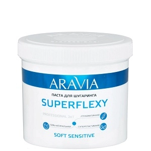 pasta dlya shugaringa superflexy soft sensetive 750 gr aravia professional rossiya