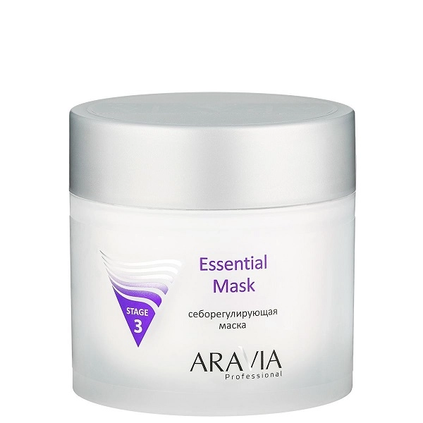 seboreguliruyushchaya maska essential mask 300 ml aravia professional rossiya