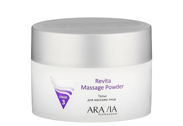 talk dlya massazha lica revita massage powder 150 ml aravia professional rossiya