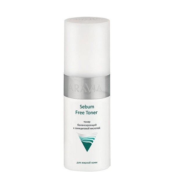 toner s salicilovoj kislotoj sebum free toner 150 ml aravia professional rossiya