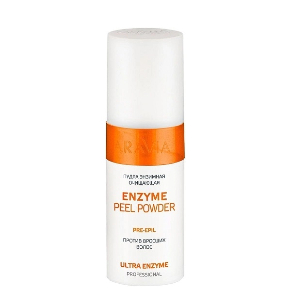 pudra enzimnaya ochishchayushchaya protiv vrosshih volos enzyme peel powder 150 ml aravia professional rossiya