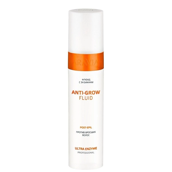 flyuid s enzimami protiv vrosshih volos anti grow fluid 250 ml aravia professional rossiya