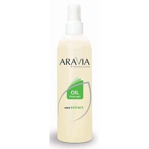 maslo posle depilyacii ohlazhdayushchee s ekstraktom myaty 300 ml aravia professional rossiya
